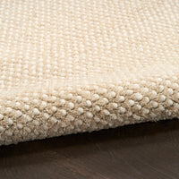 Everly Ivory Taupe Wool Blend Area Rug