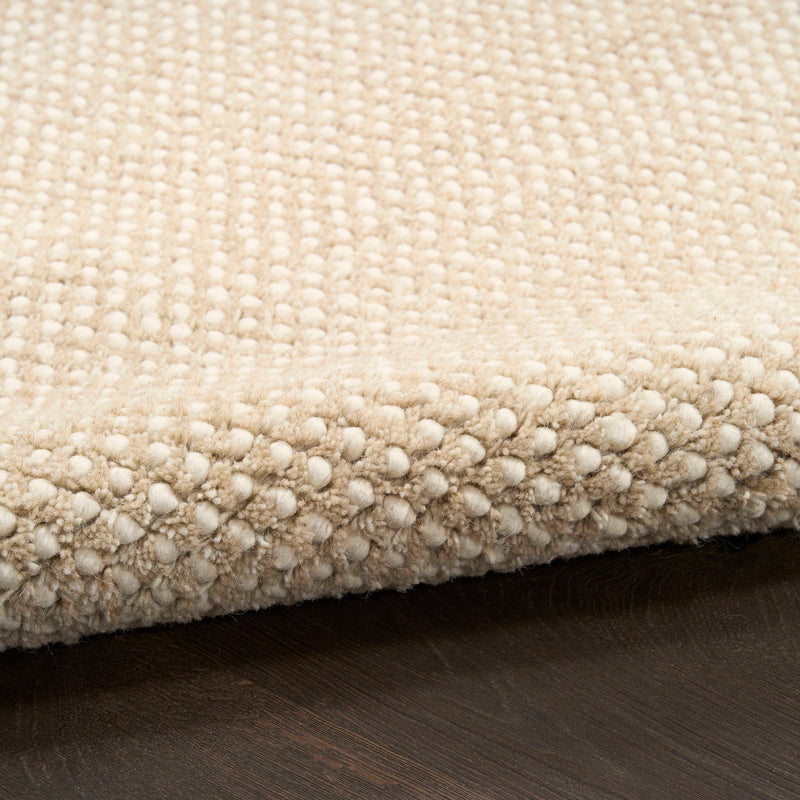 Everly Ivory Taupe Wool Blend Area Rug