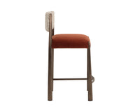 Bayard Two-Tone & Dark Bronze Counter Stool