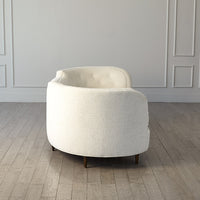 Lauren 89.5 Stylishly Curved Sofa With Legs