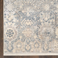 Delphine Blue Plush Area Rug