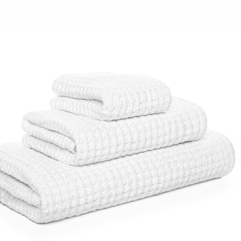 Aura White Luxury Bath Towels