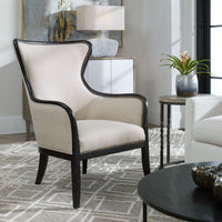 Maeve Sand Wing Chair