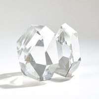 Cherie S/2 Clear Crystal Bookends