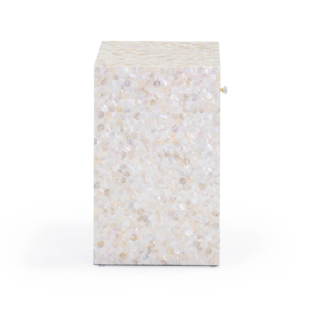 Piara Natural Mother of Pearl Inlaid Nightstand