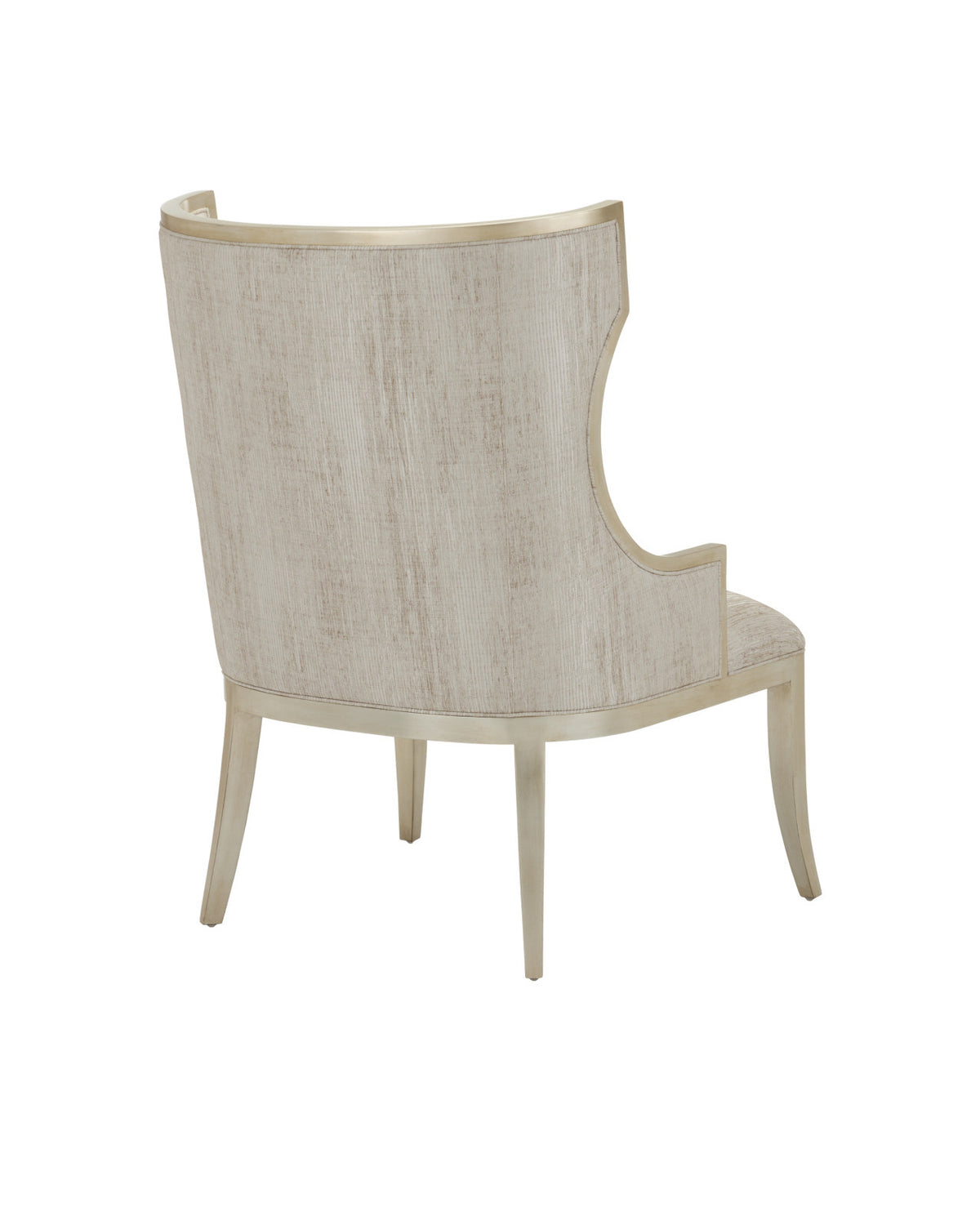 Garson Silver Leaf & Fresh Fine Linen Accent Chair