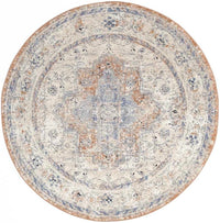 Yasna Medalian Beige/Blue Indoor/Outdoor Area Rug