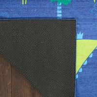 Dinosaurs Navy Multicolour Area Rug
