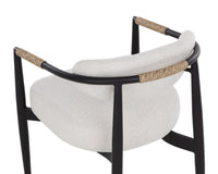 Marita Cream & Black Indoor/Outdoor Armchair