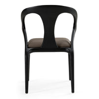 Caroline Modern Grey & Black Dining Chair