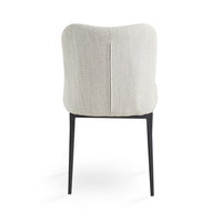 Flynn Grey Linen Dining Chair