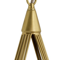 Ova 38.5" Antique Brass Multi-Drop Chandelier