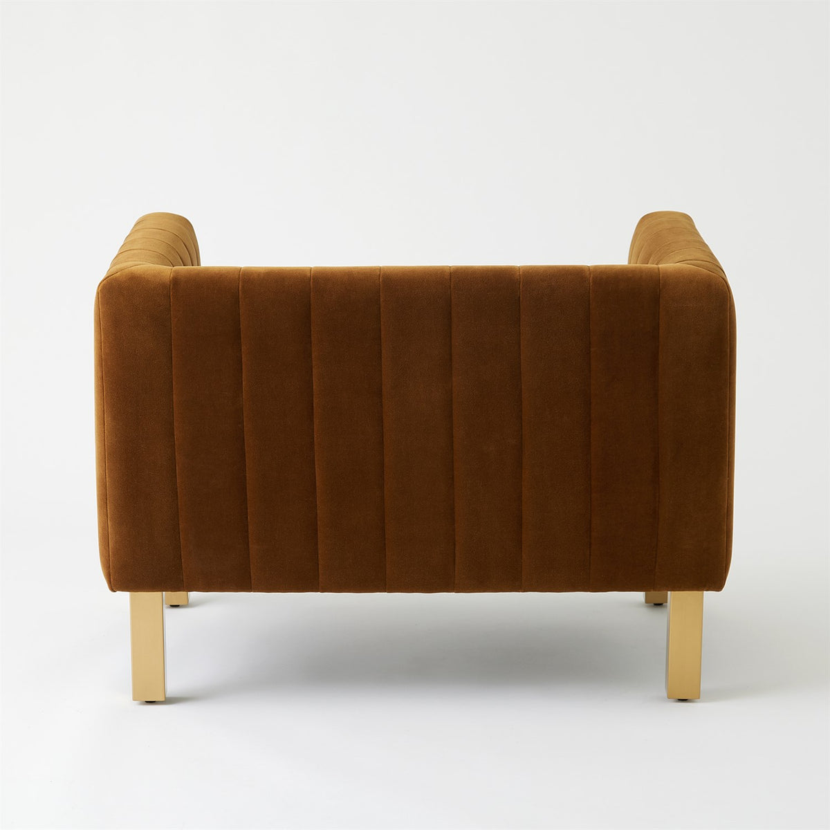 Perfectly Timeless Cognac Velvet Chair