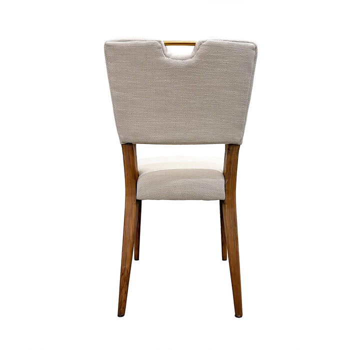 Alice Sandy Beige & Brown Dining Chair (Set of 2)