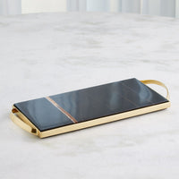 Cosmopolitan Black Marble & Polished Brass Collection