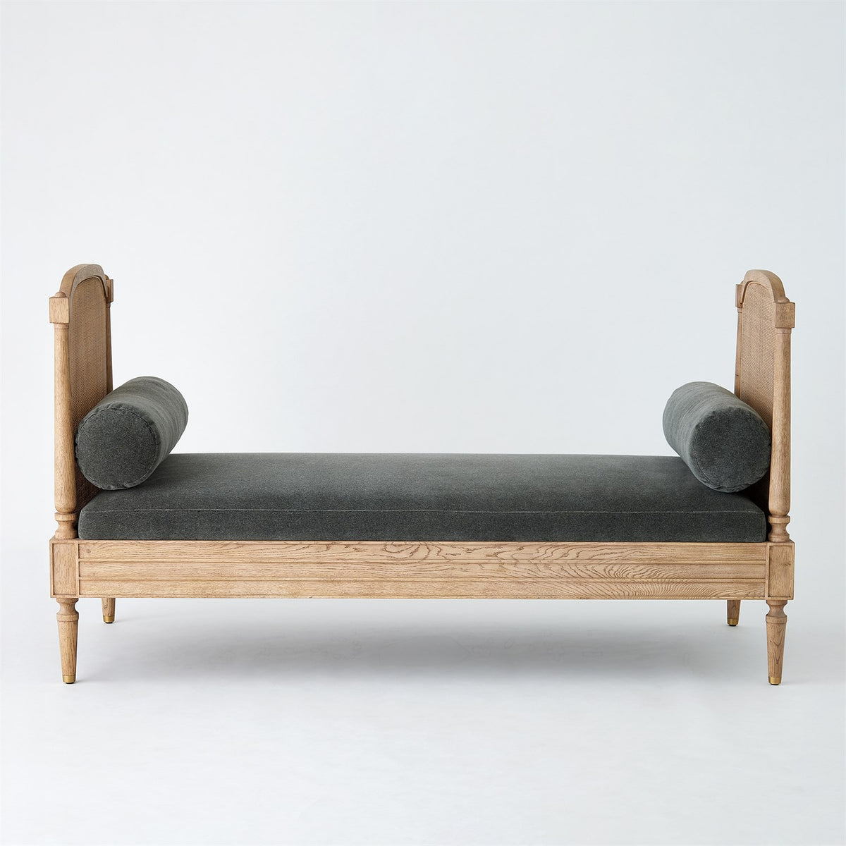 Josephine Bleached Oak & Velvet Daybed