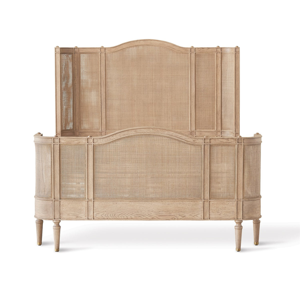 Josephine Bleached Oak Bed