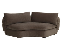 Oressa Brown Modular Corner Chair