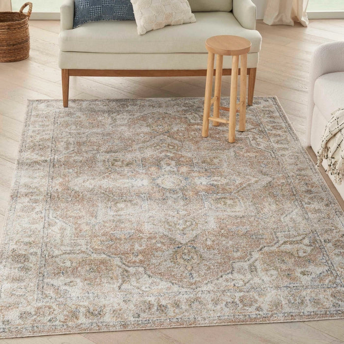 Pheobe Beige Washable Area Rug
