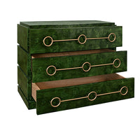 Blair 42" Emerald Burl Wood Chest/Cabinet