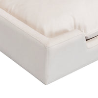 Karsyn 40.2" Performance Natural Fabric Modular Pet Bed