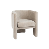 Georgina Chenille Taupe Accent Chair