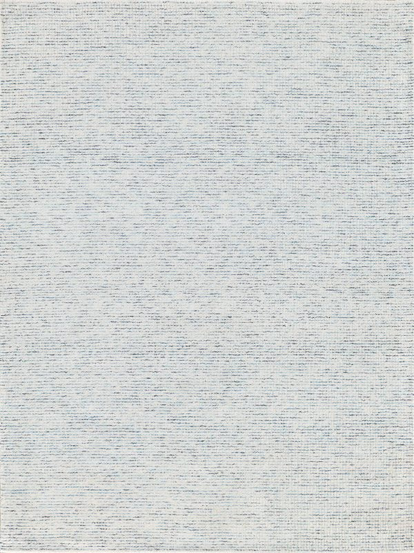 Miami Ivory/Blue New Zealand Wood Area Rug - Elegance Collection