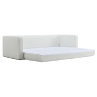 Reese  91" Cream Performance Boucle Sofa Bed