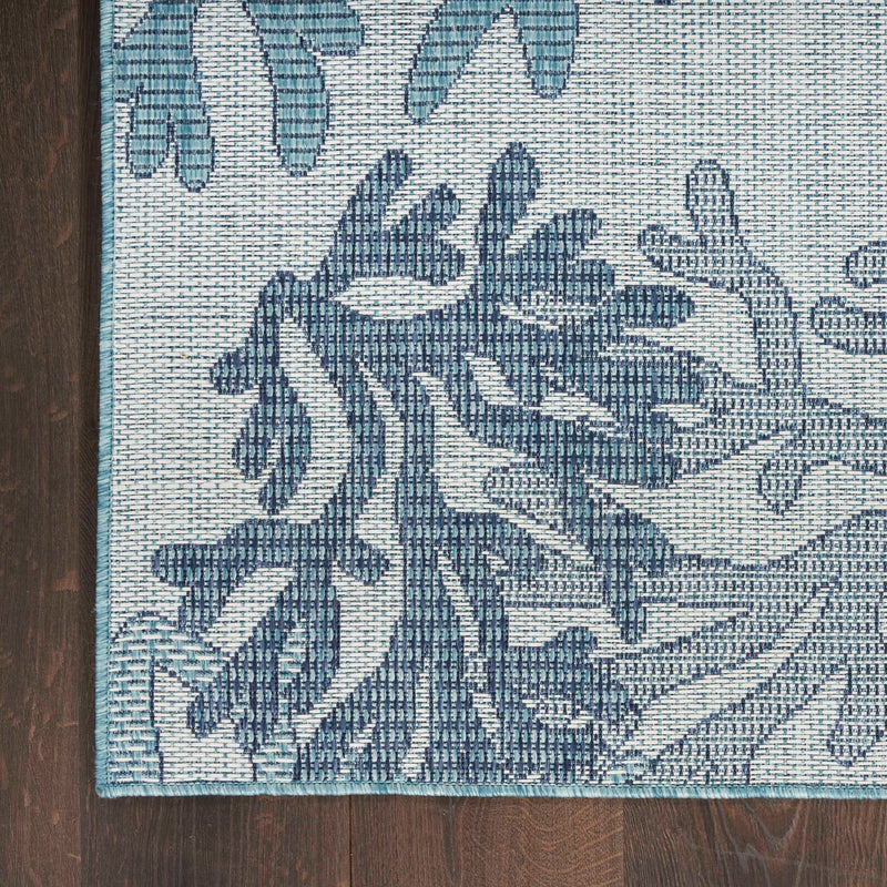 Annaleisa Indoor/Outdoor Blue Area Rug - Elegance Collection