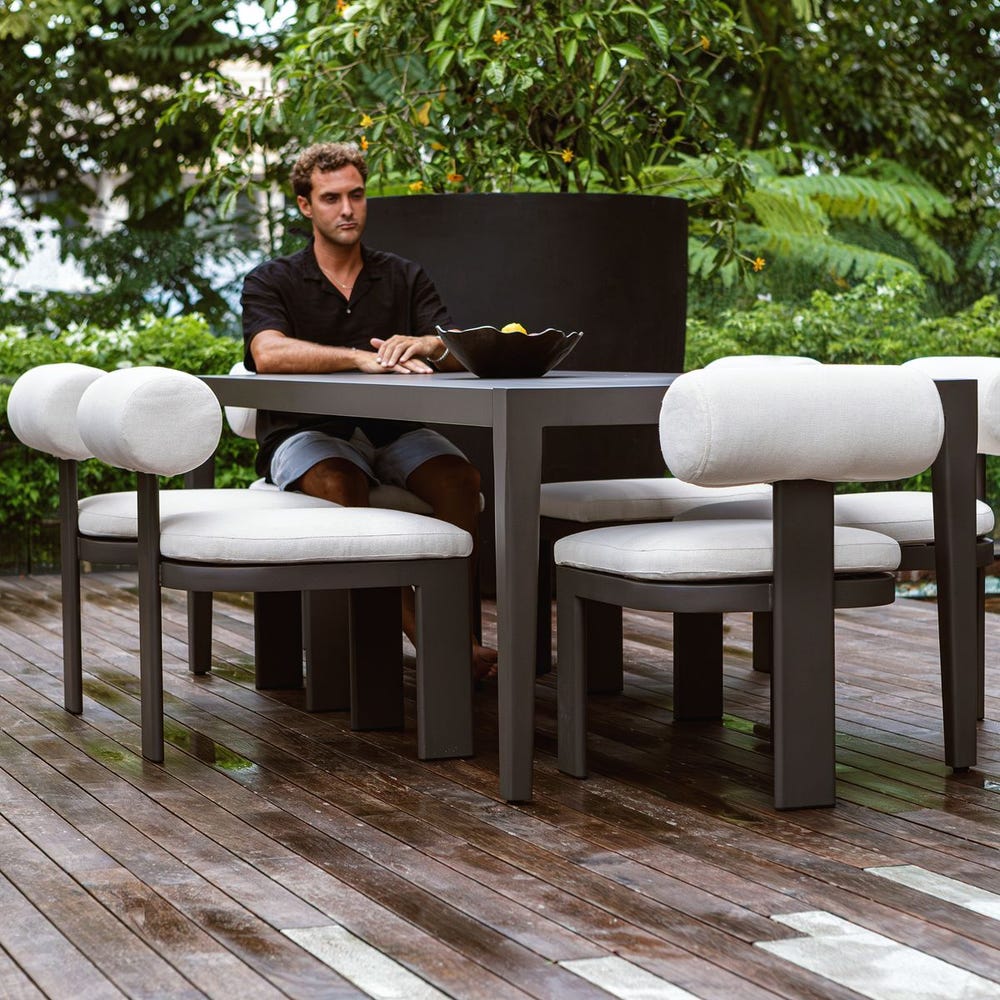 Verah White Indoor/Outdoor Dining Chair