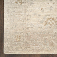 Livia Ivory Grey Sheen Area Rug