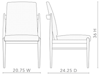 Georgia Woven Textured Boucle & Oak Sand Side Chair (Set of 2)