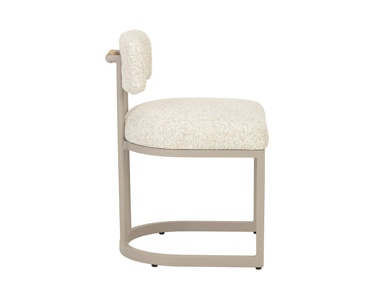 Levanto Greige Indoor Outdoor Dining Chair (Set of 2)