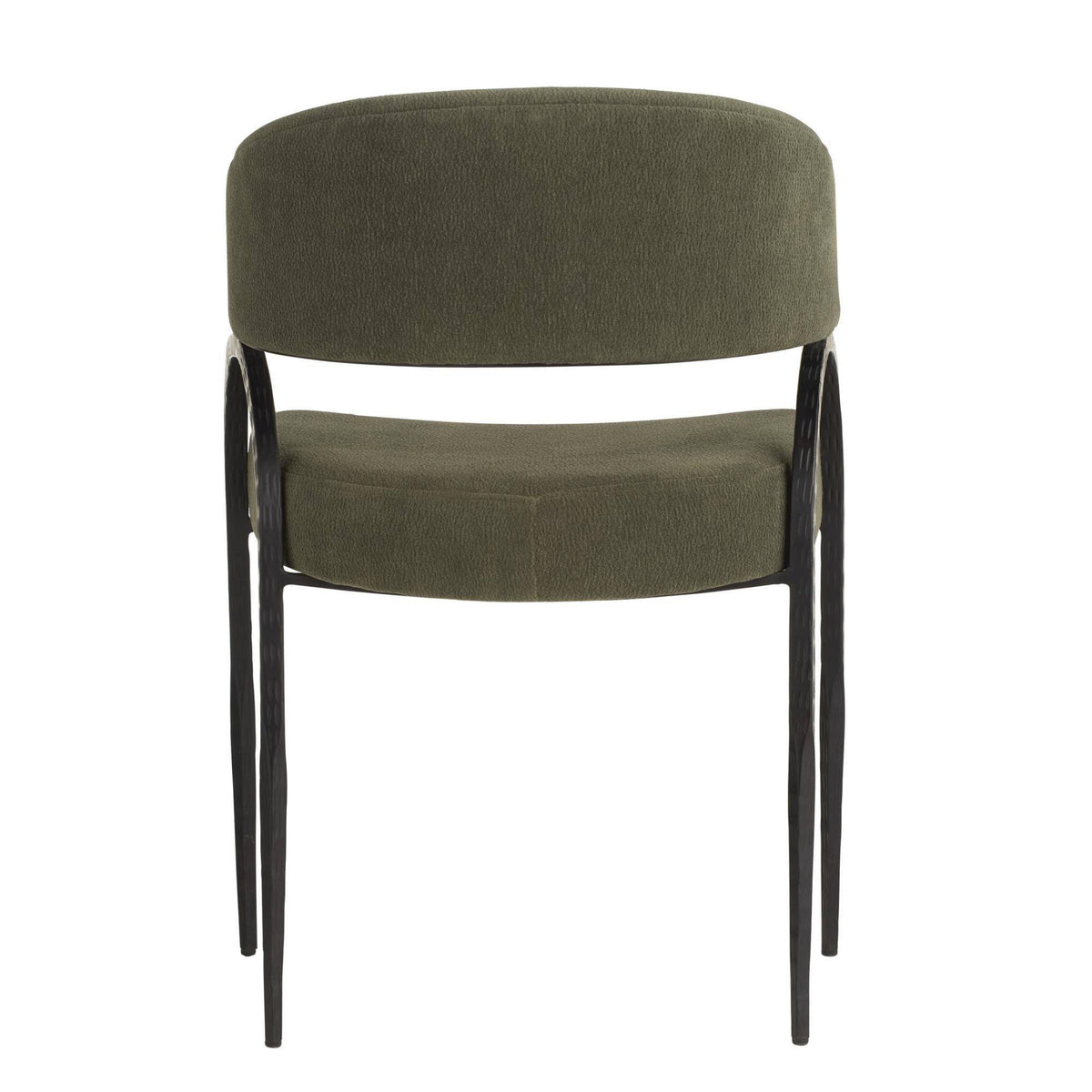 Zelise Performance Pine Green Chenille Dining Chair (Set of 2)