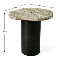 Arabella Natural Stone Accent Table