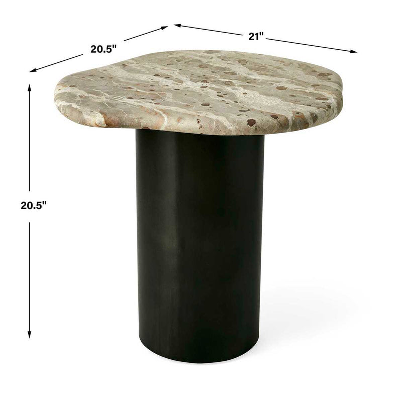Arabella Natural Stone Accent Table
