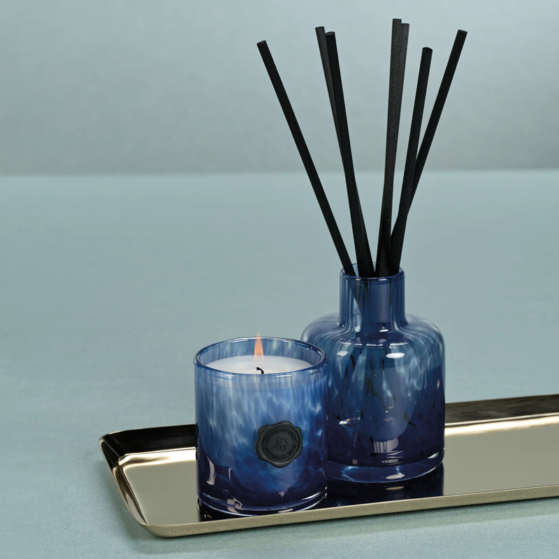 Opal Diffuser in Gift Box - Dark Blue/Sea Salt & Coastal Mist (Set of 4)