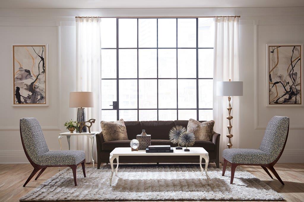 Hudson Elegant Brown Sofa