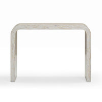 Ornella 43" Cream Capiz Shell Console Table