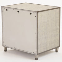 Felicity 26" Nightstand (Tabletop Glass Available)