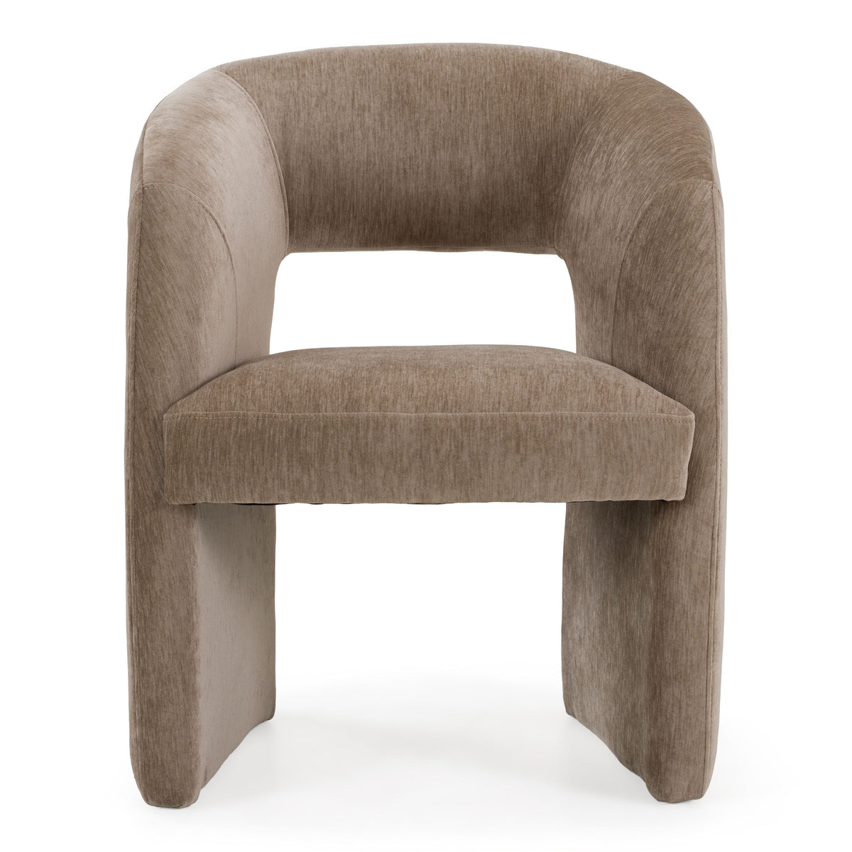 Verica Modern Tan Upholstered Dining Chair