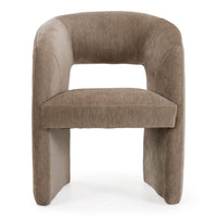 Verica Modern Tan Upholstered Dining Chair