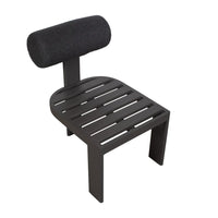 Verah Charcoal Outdoor Armless Dining Chair
