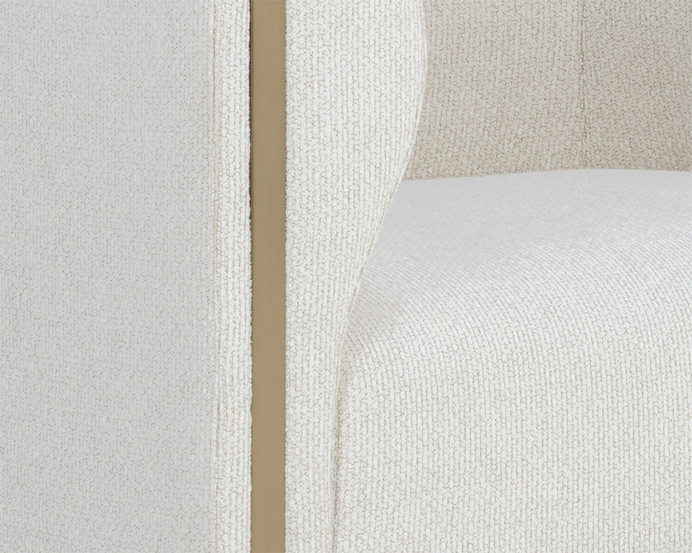 Larron Light Barley & Gold Accent Chair