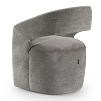 Gastra Grey Modern Fabric Dining Chair