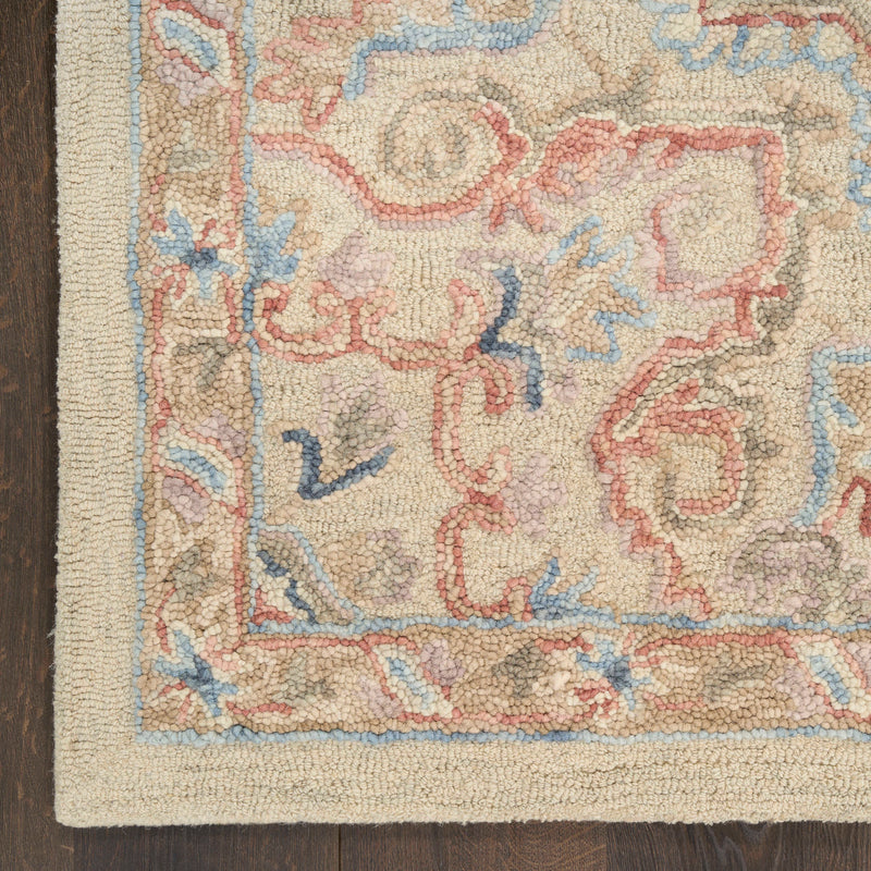 Goldie Ivory Wool Persian Style Area Rug