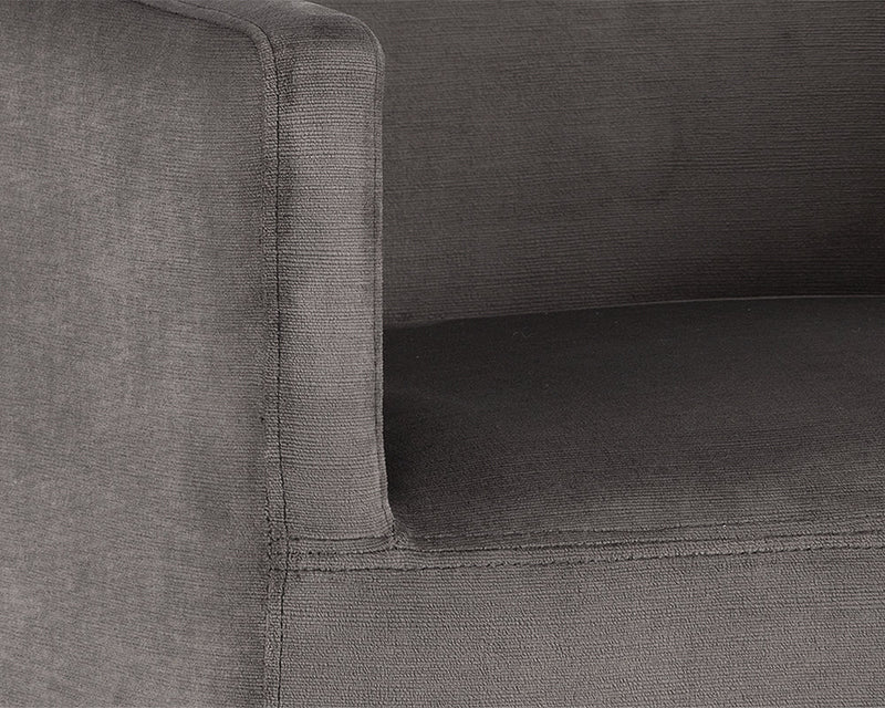 Zane Pebble Wheeled Lounge Chair (Set of 6)