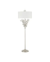 Forget-Me-Not Silver Floor Lamp