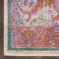 Paris Pink Multicolour Area Rug