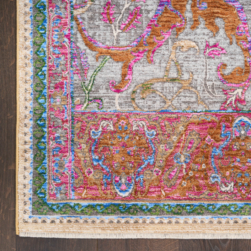 Paris Pink Multicolour Area Rug